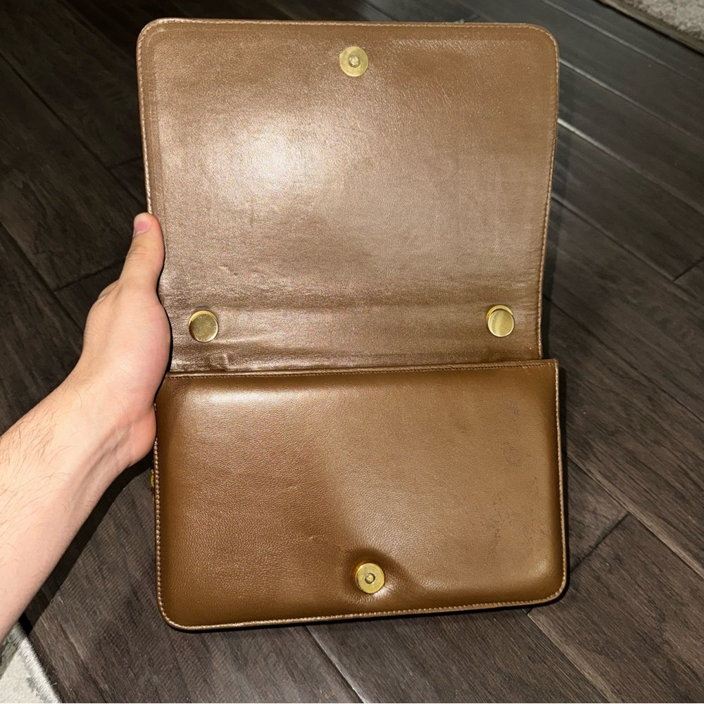 CC Tan Quilted Crossbody Bag - Picture 9 of 15